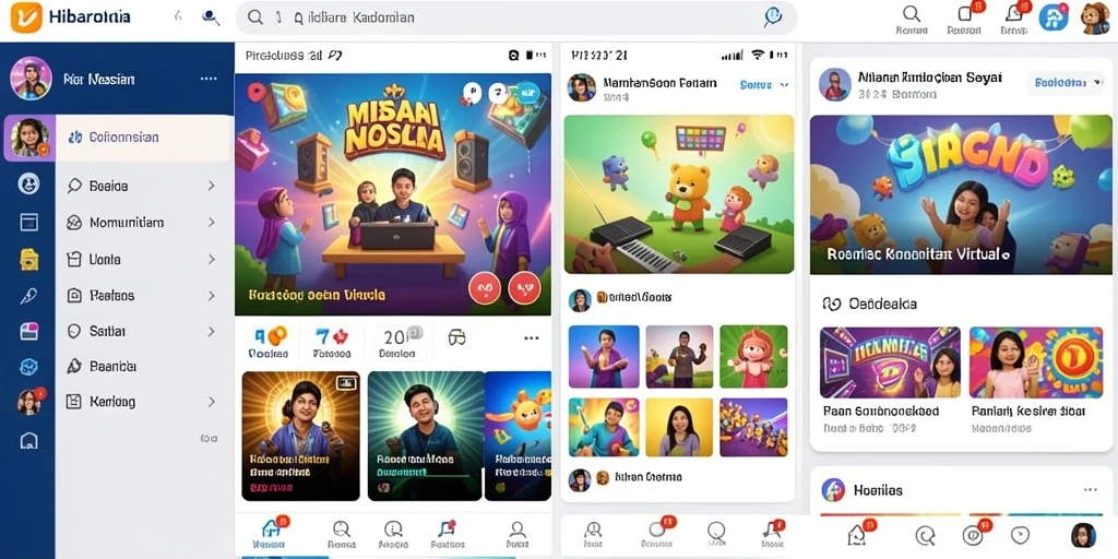 Tampilan dasbor utama BNI789 yang menarik.