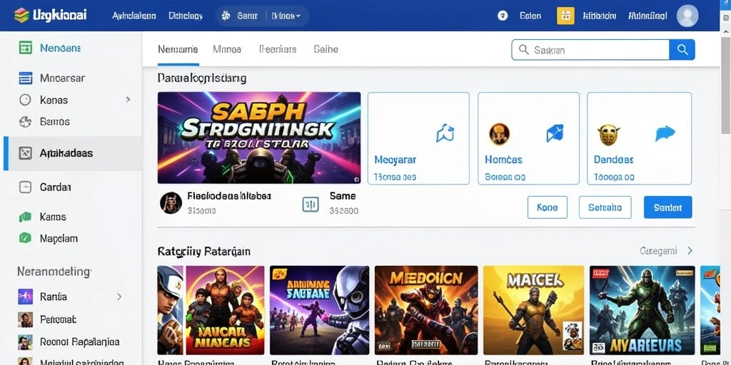 Tampilan antarmuka yang menarik dan modern.