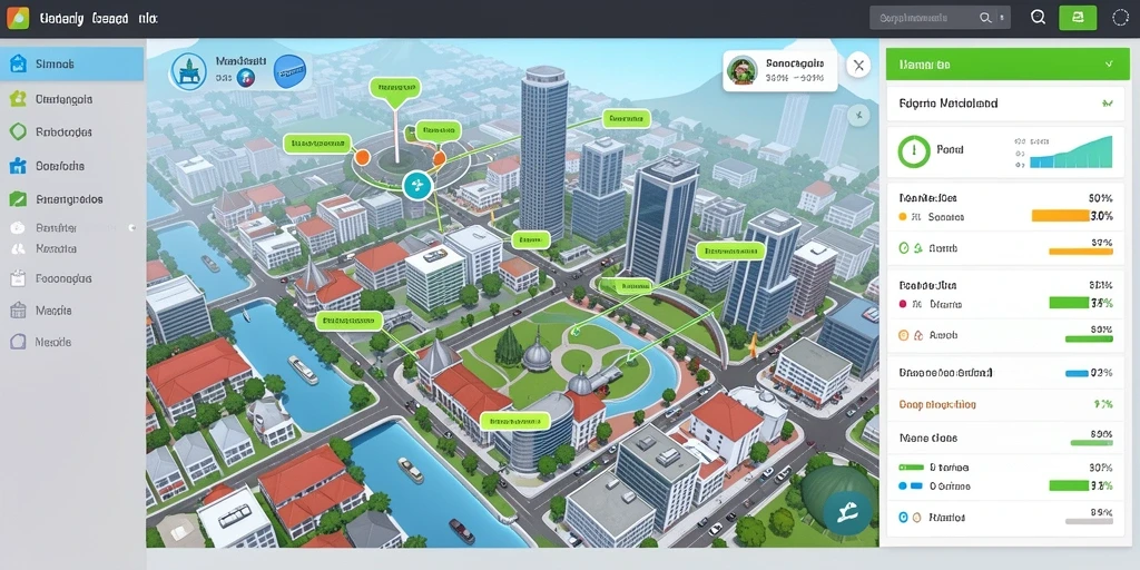 Tampilan layar utama dengan menu yang intuitif.