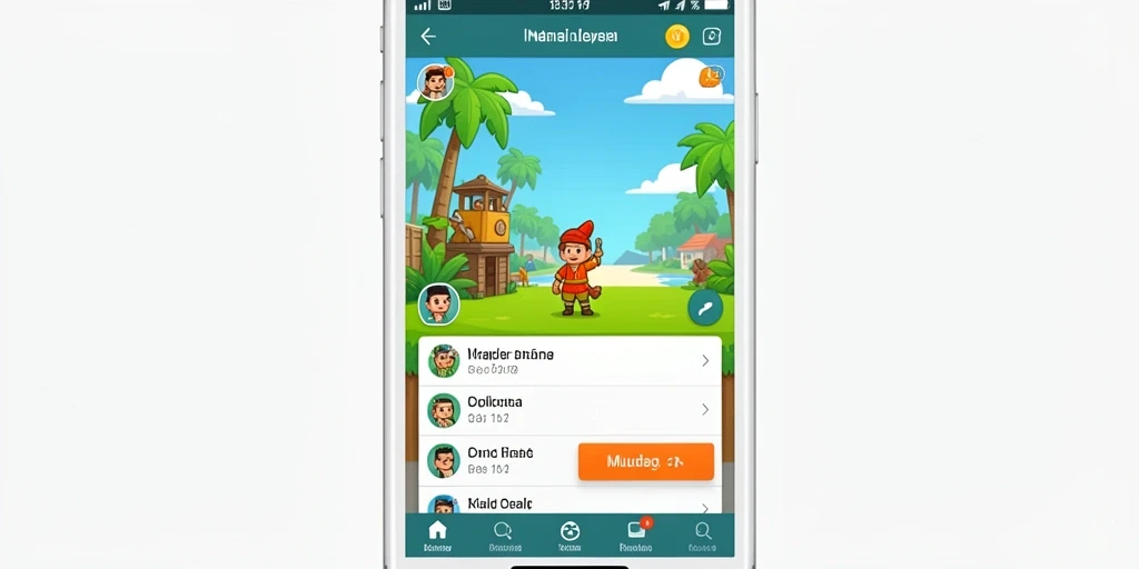 Screenshot menampilkan karakter utama dengan latar belakang yang indah.