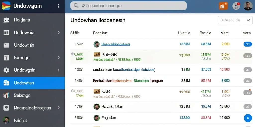 Tampilan awal KOSTOTO yang menarik dan mudah dinavigasi.