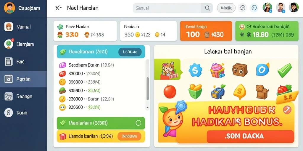 Tampilan antarmuka yang menarik dan intuitif.