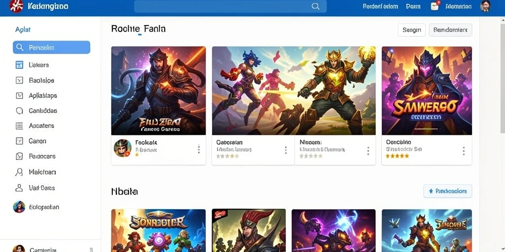 Gambaran umum antarmuka pengguna yang bersih dan modern.