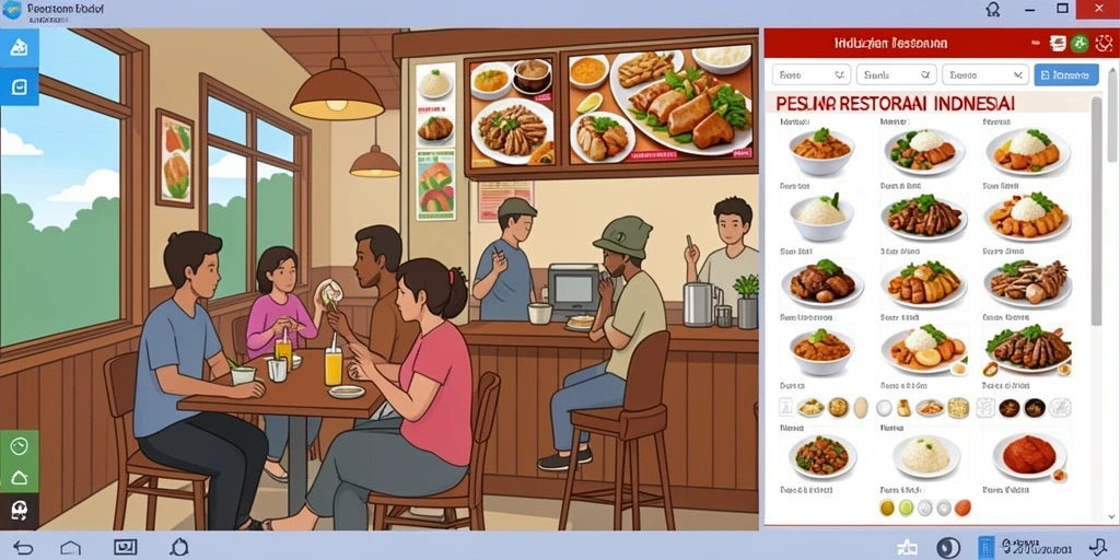 Tampilan antarmuka yang intuitif dan menarik.